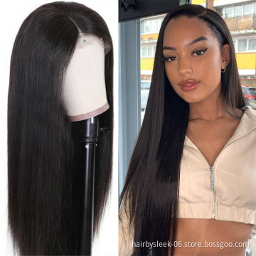 Rebecca 28 inches Transparent 13x4 Lace Front Human Hair Wigs Bone Straight Lace Front  Remy HD Lace Frontal Wig for black woman